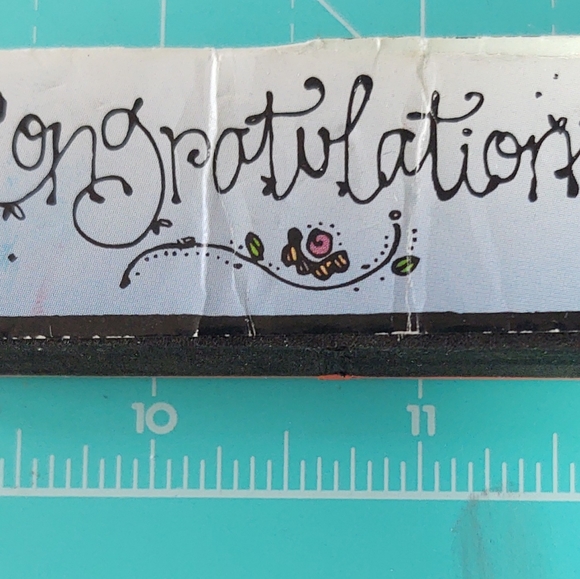 Dj inkers special occasion foam rubber stamp - Picture 3 of 14